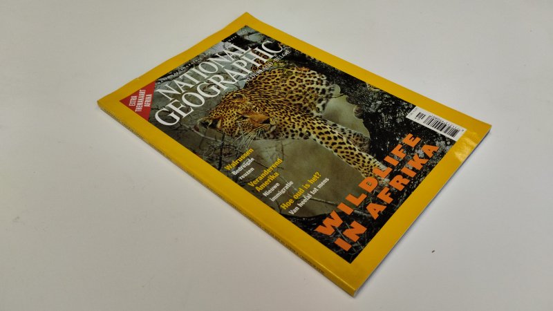 Tweedehands boek: National Geographic – Wildlife in Afrika van auteur Diverse auteurs - In goede staat. Nederlandstalige softcover (tijdschrift). Lichte gebruikssporen aan de kaft en sticker op de voorzijde, pagina’s netjes en goed leesbaar.