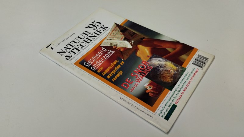 Tweedehands boek: Natuur & Techniek – juli 1995 (nr. 7, 63e jaargang) van auteur Diverse auteurs - In goede staat. Nederlandstalige softcover (tijdschrift). Lichte gebruikssporen en lichte verkleuring aan de kaft, pagina’s netjes en goed leesbaar. waterschade