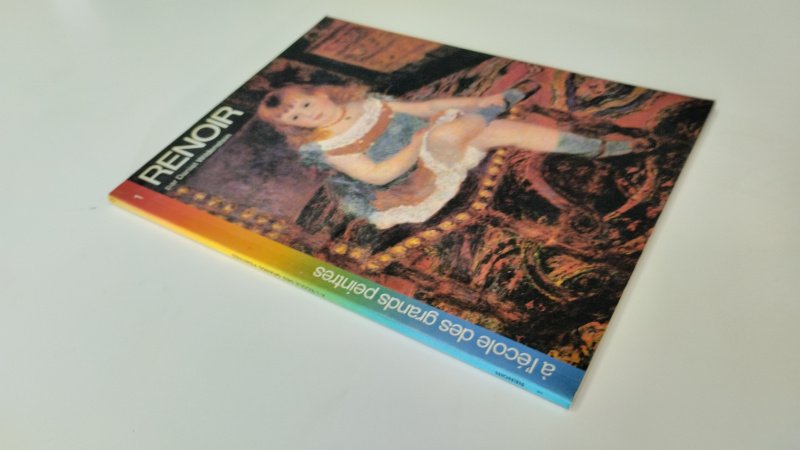 Tweedehands boek: Renoir, À l'école des grands peintres van auteur Daniel Wildenstein - In goede staat. Franstalige paperback. Lichte gebruikssporen aan kaft. Pagina’s licht vekleurd, maar onbeschreven en netjes. Ex-Libris reliefstempel voorin.