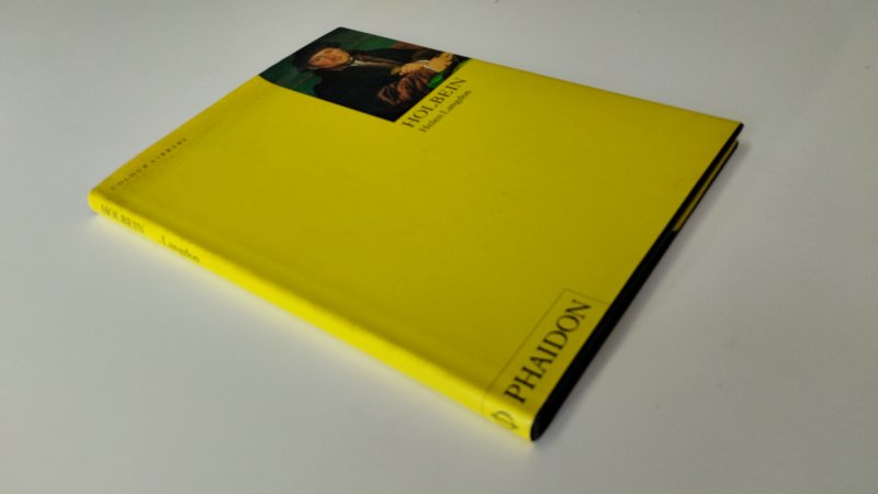 Tweedehands boek: Holbein van auteur Helen Langdon - In redelijke staat. Engelstalige hardcover. Kaft heeft gebruikssporen en lichte verkleuring. Pagina’s verder netjes en schoon. Ouderdomsvlekjes op de snede. Ex Libris relief stempel voori