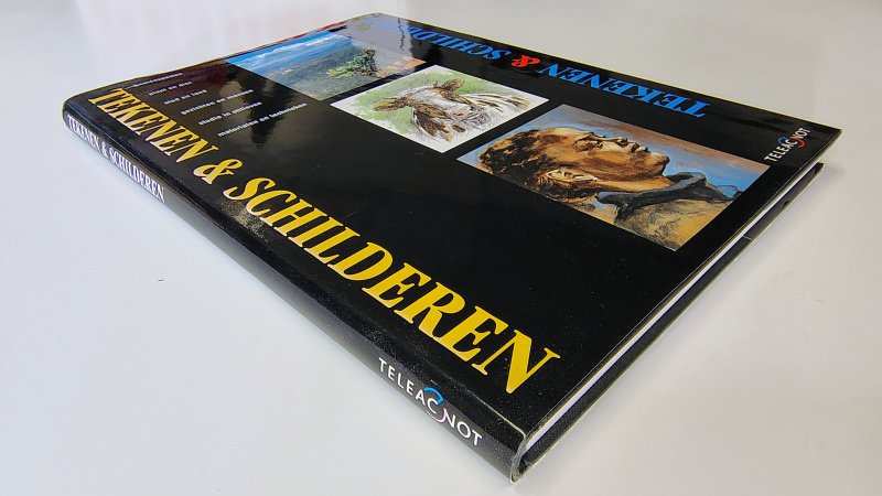 Tweedehands boek: Tekenen & Schilderen van auteur Marleen Buddemeijer en Theo van der Hoeven - Hardcover met stofomslag oogt aan de buitenkant als nieuw. Witte bladzijdes licht verkleurd verder onbeschreven en netjes.