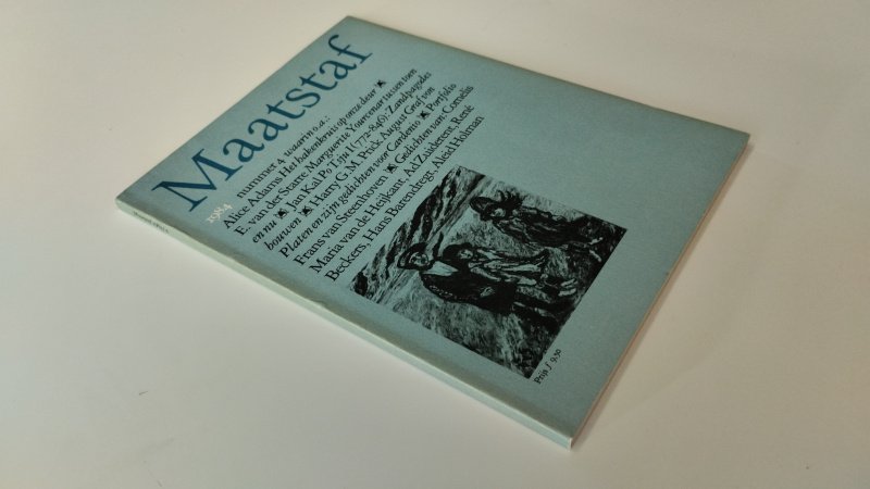 Tweedehands boek: Maatstaf 1984 nummer 4 van auteur Diverse auteurs - In goede staat. Nederlandstalige paperback. Kaft licht verkleurd door ouderdom, pagina’s netjes en schoon.