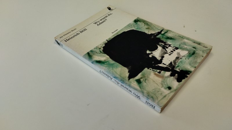 Tweedehands boek: Wo warst du Adam? van auteur Heinrich Boll - In goede staat. Duitstalige paperback. Kaft licht verkleurd met lichte gebruikssporen aan randen en hoekjes. Pagina’s licht verkleurd maar netjes en compleet. Naam voorin geschreven.