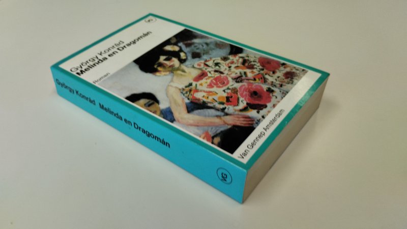 Tweedehands boek: Melinda en Dragomán van auteur György Konrád - In goede staat. Nederlandstalige paperback met flappen. Kaft lichte gebruikssporen. Pagina’s netjes en schoon.