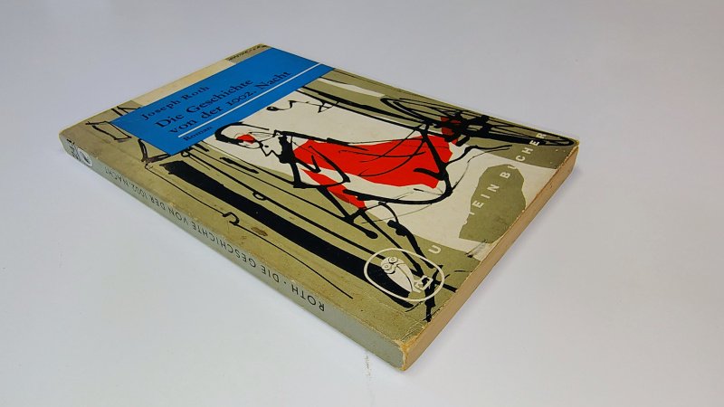 Tweedehands boek: Die Geschichte von der 1002. Nacht van auteur Joseph Roth - Duitstalige pocket, slijtage randen kaft, verkleuring en kaft een beetje vlekkerig. Naampje voorin, binnenwerk verder onbeschreven en netjes.