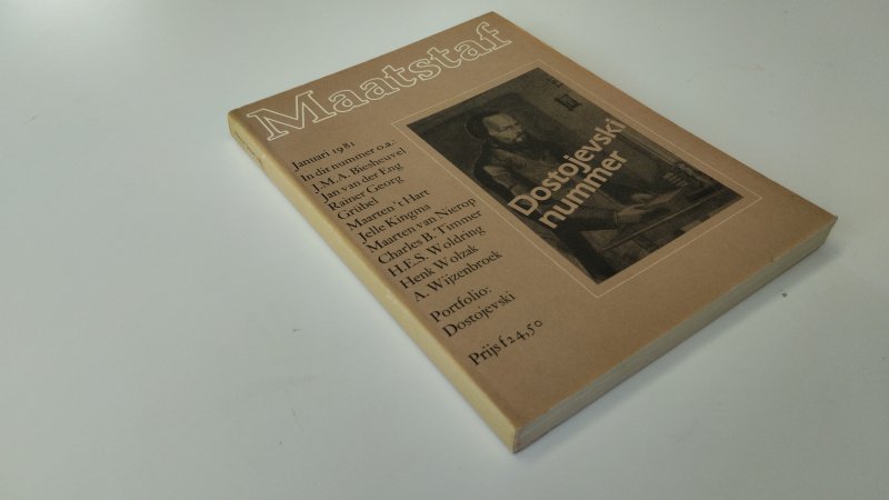 Tweedehands boek: Maatstaf 1981 nummer 1 van auteur Diverse auteurs - In goede staat. Nederlandstalige paperback/tijdschrift. Kaft licht verkleurd en met lichte gebruikssporen langs de randen. Pagina’s schoon en stevig.