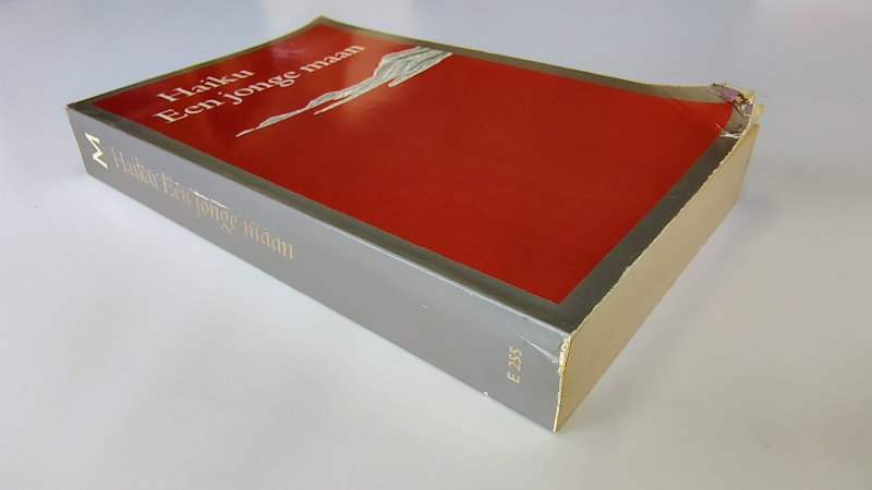 Tweedehands boek: Haiku van auteur vertalingen door J. van Tooren - Paper met rechte rug en lichte leesvouwen. Gebruikerssporen en slijtage randen kaft. Voorkant onderste losse puntje vastgezet met plakbandje. Binnenwerk onbeschreven en netjes.