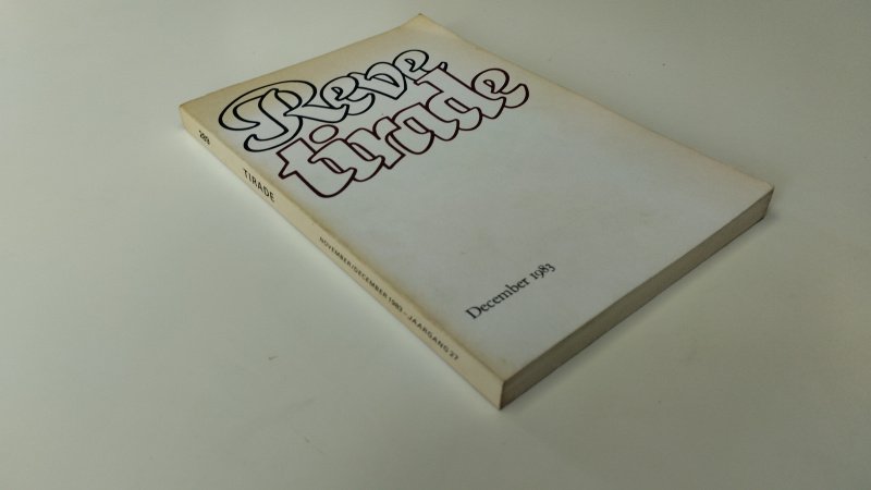 Tweedehands boek: Tirade 289 Reve van auteur Diverse auteurs - In goede staat. Nederlandstalige paperback. Kaft licht verkleurd door ouderdom en met lichte gebruikssporen. Pagina's schoon, compleet en netjes.