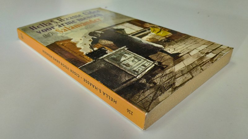 Tweedehands boek: Cider voor arme mensen. van auteur Hella S. Haasse - Salamander pocket 236, rechte rug met lichte leesvouw. Lichte gebruikerssporen randen kaft. Achterkant kaft verkleurd. Binnenwerk onbeschreven en netjes