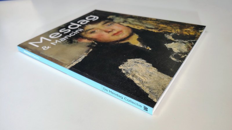 Tweedehands boek: Mesdag & Mancini van auteur Antonio Mancini - Engels en Nederlandstalige paperback met flappen, als nieuw!