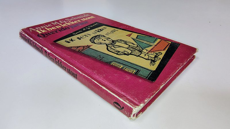 Tweedehands boek: Ik ben lekker Stout van auteur Annie M.G. Schmidt - Hardcover in redelijke staat. Kaft duidelijke slijtage. Binnenwerk onbeschreven en netjes. Zit nog goed in de binding.