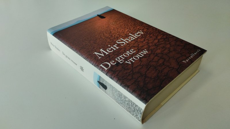 Tweedehands boek: De grote vrouw van auteur Meir Shalev - In goede staat. Nederlandstalige hardcover met stofomslag. Stofomslag en kaft verkeren in nette staat. Pagina's zijn licht vergeeld door het gebruikte papiertype, maar schoon, netjes en onbeschreven.