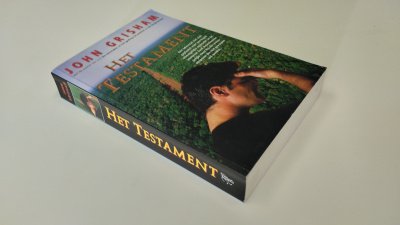 Boek met de titel: Het testament