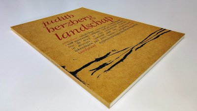 Boek met de titel: Landschap gesigneerd door de auteur