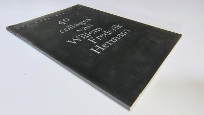 Boek met de titel: Het Hoedenparadijs, 40 Collages van Willem Frederik Hermans