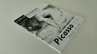 Boek met de titel: De rake lijnen van Picasso. Master of Line