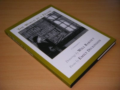 Tweedehands boek: The World in a Frame van auteur Emily Dickinson (poems) and Will Barnet (drawings) - Hardcover with dustjacket, in excellent condition. With illustrations.
