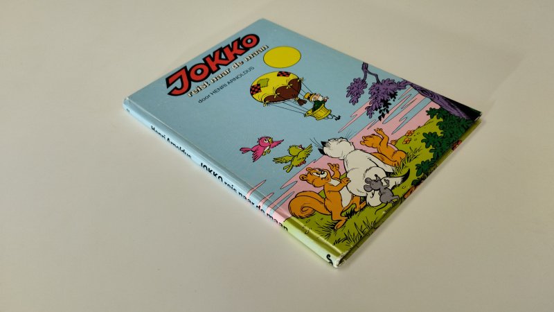 Boek met de titel: Jokko reist naar de maan