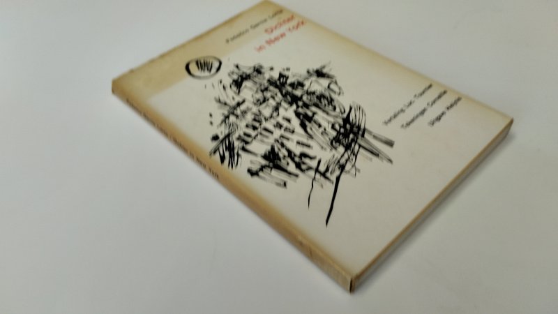 Tweedehands boek: Dichter in New York van auteur Federico Garcia Lora - In redelijke staat. Nederlandstalige softcover. Kaft nogal verkleurd met name aan de bovenkant. Pagina's zijn verkleurd door het soort papier (consistent). Pagina's netjes en onbeschreven. Met tekeningen van Corneille