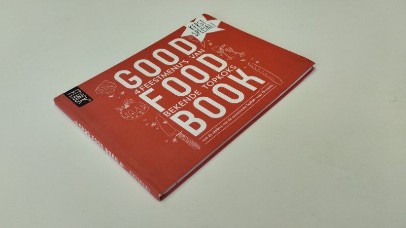Tweedehands boek: Good food book: 4 feestmenu s van bekende topkoks; kerstspecial van auteur Diverse auteurs - In goede staat. Nederlandstalige softcover, met lichte gebruikerssporen, maar netjes en onbeschreven