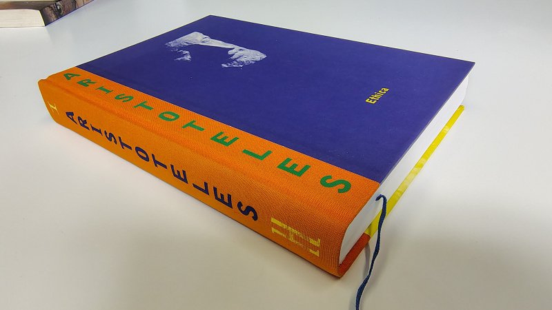 Tweedehands boek: Ethica van auteur Aristoteles - Hardcover van binnen als buiten als nieuw!