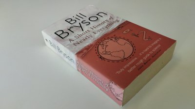 Boek met de titel: A short history of nearly everything