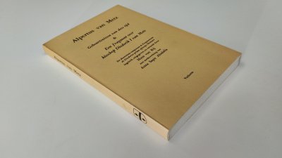 Boek met de titel: Gebeurtenissen van deze tijd & Een fragment over bisschop Diederik