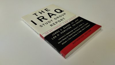 Boek met de titel: The Iraq Study Group Report