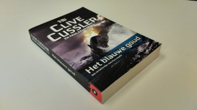 Boek met de titel: het Blauwe goud