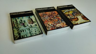 Boek met de titel: A history of the Crusades 1, 2 and 3