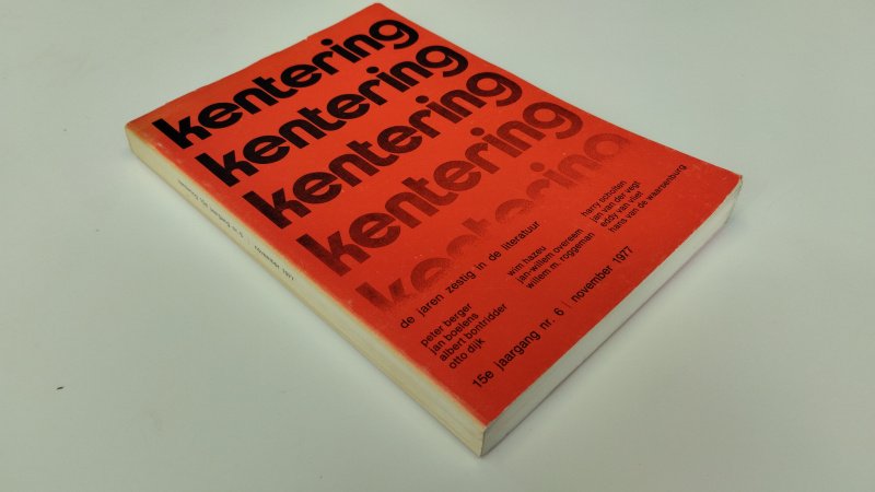 Tweedehands boek: Kentering, 15e jaargang nr. 6 november 1977 van auteur Diverse auteurs - In goede staat. Nederlandstalige softcover. Lichte gebruikssporen met name aan de randen. Pagina's licht verkleurd, maar onbeschreven en netjes. Stevig in de binding