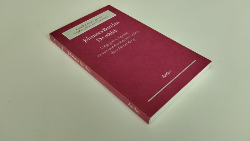 Tweedehands boek: De ethiek van auteur Jean Buridan - In zeer goede staat. Nederlandstalige softcover. Minimale gebruikssporen aan de kaft. Pagina's netjes, onbeschreven en stevig in de binding.