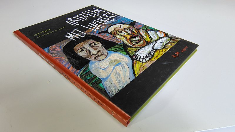 Tweedehands boek: Griezelen met Lucebert van auteur Lydia Lutgardis Maria Rood - Hardcover met linnen rug, als nieuw!
