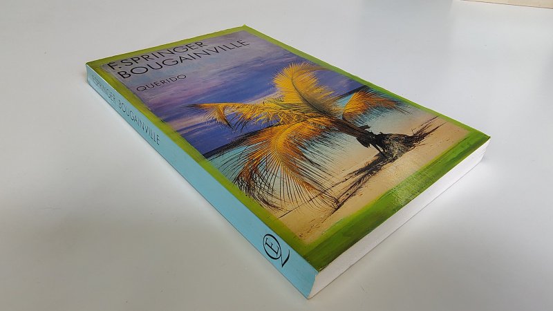 Tweedehands boek: Bougainville van auteur F. Springer - Paperback met licht scheef gelezen ruggetje en leesvouwen. Lichte gebruikerssporen puntjes kaft. Binnenwerk onbeschreven en netjes.