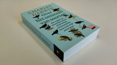 Boek met de titel: Over het ontstaan van soorten