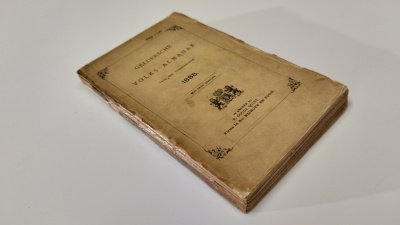 Boek met de titel: Geldersche Volks-Almanak
