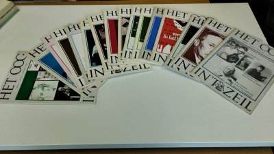 Boek met de titel: Het Oog in ’t Zeil – 16 vroege nummers – jaargang 1 t/m 3