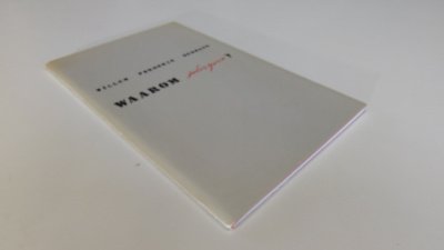 Boek met de titel: Waarom schrijven?