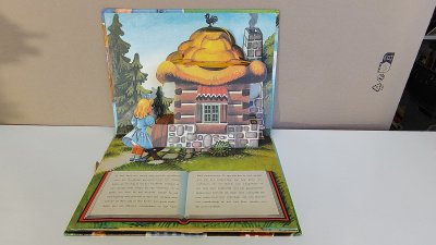 Boek met de titel: Goudkopje en de drie beren pop-up boek