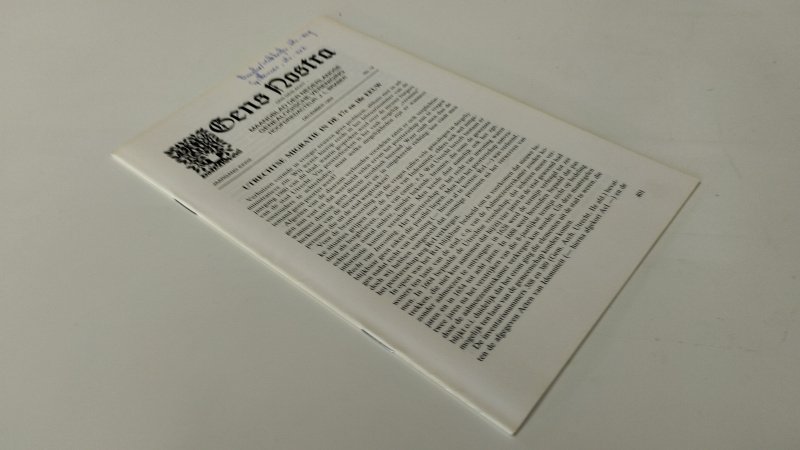 Tweedehands boek: Gens Nostra Utrechtse migratie in de 17e en 18e eeuw van auteur Diverse auteurs Nederlandse Genealogische Vereniging - In goede staat. Nederlandstalige geniete softcover. Op de voorkant is met pen een aantekening gemaakt. Rest van de pagina's zijn netjes, onbeschreven en stevig in het boekwerk