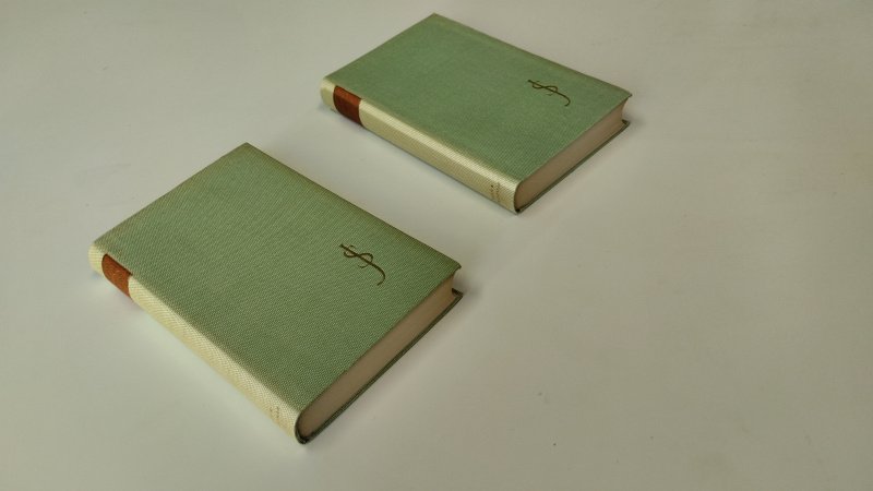 Tweedehands boek: Verzamelde gedichten – Deel I & II van auteur J. Slauerhoff - In redelijke tot goede staat. Nederlandstalige gekartorneerde linnengebonden boeken zonder stofomslag.De kaften zijn verkleurd, met name de rug. Pagina's verkleurd met foxing, maar netjes, onbeschreven en stevig in het boekwerk