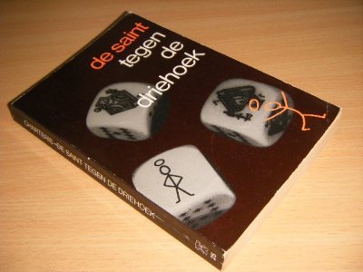Boek met de titel: De Saint tegen de driehoek