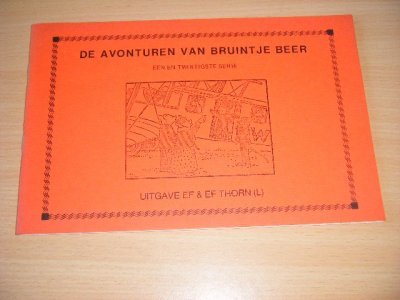 Boek met de titel: De avonturen van Bruintje Beer, een en twintigste serie