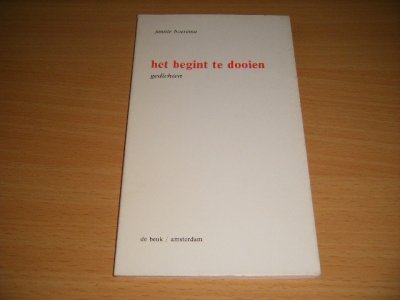 Tweedehands boek: Het begint te dooien van auteur Jannie Boerema - Pocket met omslag, in goede staat.