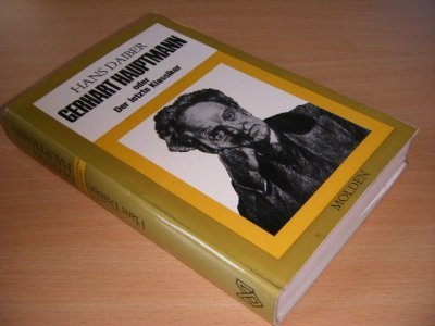 Boek met de titel: Gerhart Hauptmann,