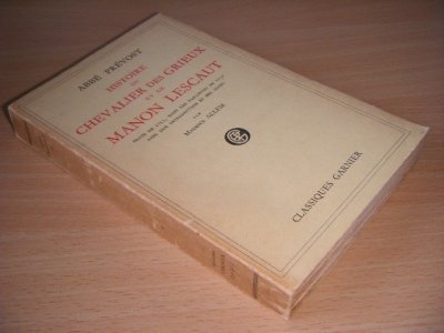 Boek met de titel: Histoire du chevalier des Grieux et de Manon Lescaut
