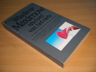 Boek met de titel: Afscheid van het niets