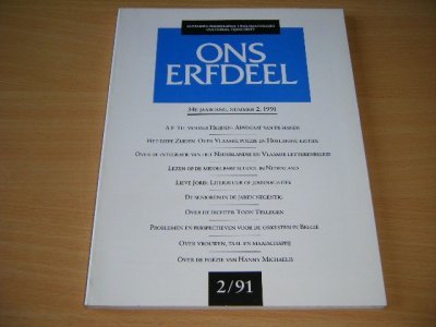 Tweedehands boek: Ons Erfdeel, 34e jaargang, nummer 2, 1991 van auteur Redactie - Paperback, in goede staat. Geillustreerd.