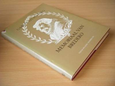 Boek met de titel: Memoriaal van Bredero