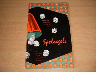 Boek met de titel: Spelen met dobbel- en pokerstenen
